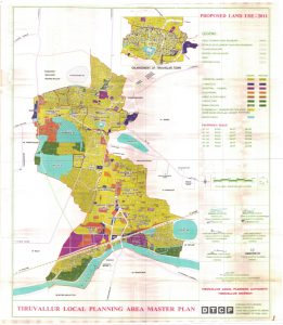 Dtcp Land Use Map Master Plan And Land Use - Tiruvallur Municipality